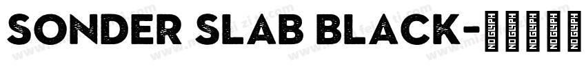 Sonder Slab Black字体转换